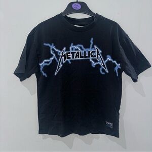 Zara kids Black Metallica Graphic T-Shirt